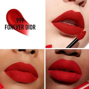 NEW ❤️ Dior rouge liquid red lipstick lip 999 Christmas kiss nova matte plumper